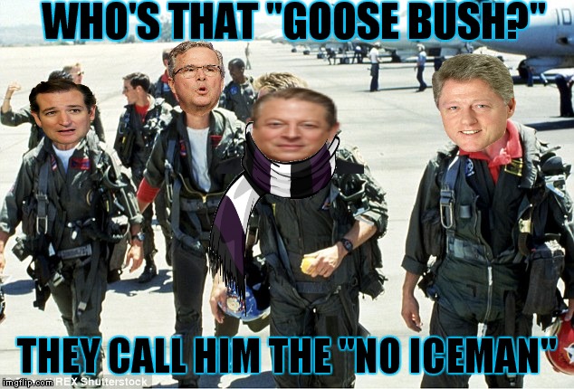 WHO'S THAT "GOOSE BUSH?" THEY CALL HIM THE "NO ICEMAN" | made w/ Imgflip meme maker