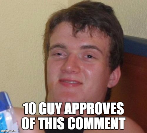 10 Guy Meme | 10 GUY APPROVES OF THIS COMMENT | image tagged in memes,10 guy | made w/ Imgflip meme maker