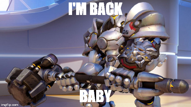 I'M BACK; BABY | made w/ Imgflip meme maker