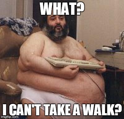 WHAT? I CAN'T TAKE A WALK? | made w/ Imgflip meme maker
