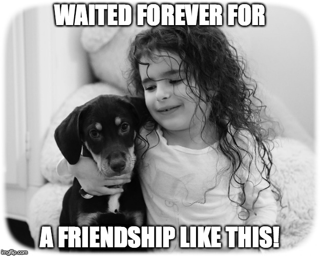 Marlow and Dakota | WAITED FOREVER FOR; A FRIENDSHIP LIKE THIS! | image tagged in love,best friends | made w/ Imgflip meme maker