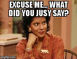 Clair Huxtable | EXCUSE ME... WHAT DID YOU JUSY SAY? | image tagged in clair huxtable | made w/ Imgflip meme maker