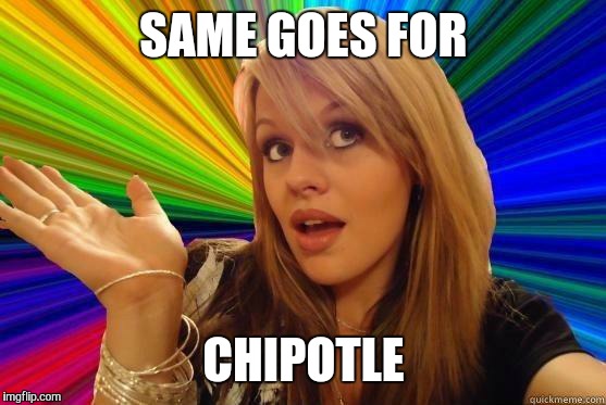 SAME GOES FOR CHIPOTLE | made w/ Imgflip meme maker