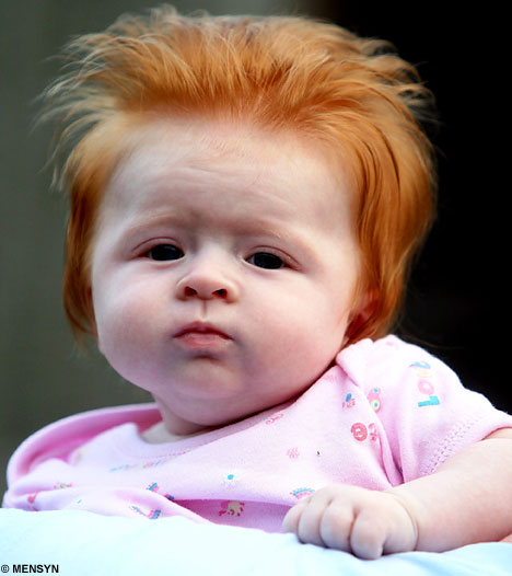 Ginger baby Blank Meme Template