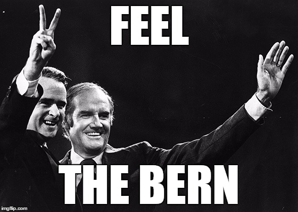 McGovern 2016 | FEEL; THE BERN | image tagged in politics,humor | made w/ Imgflip meme maker