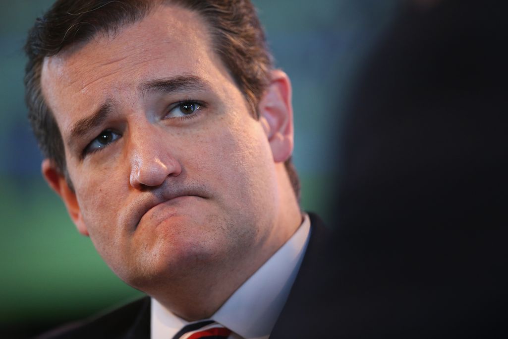 High Quality sad ted cruz Blank Meme Template