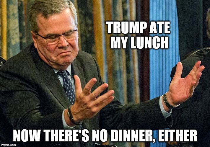 TRUMP ATE MY LUNCH NOW THERE'S NO DINNER, EITHER | made w/ Imgflip meme maker