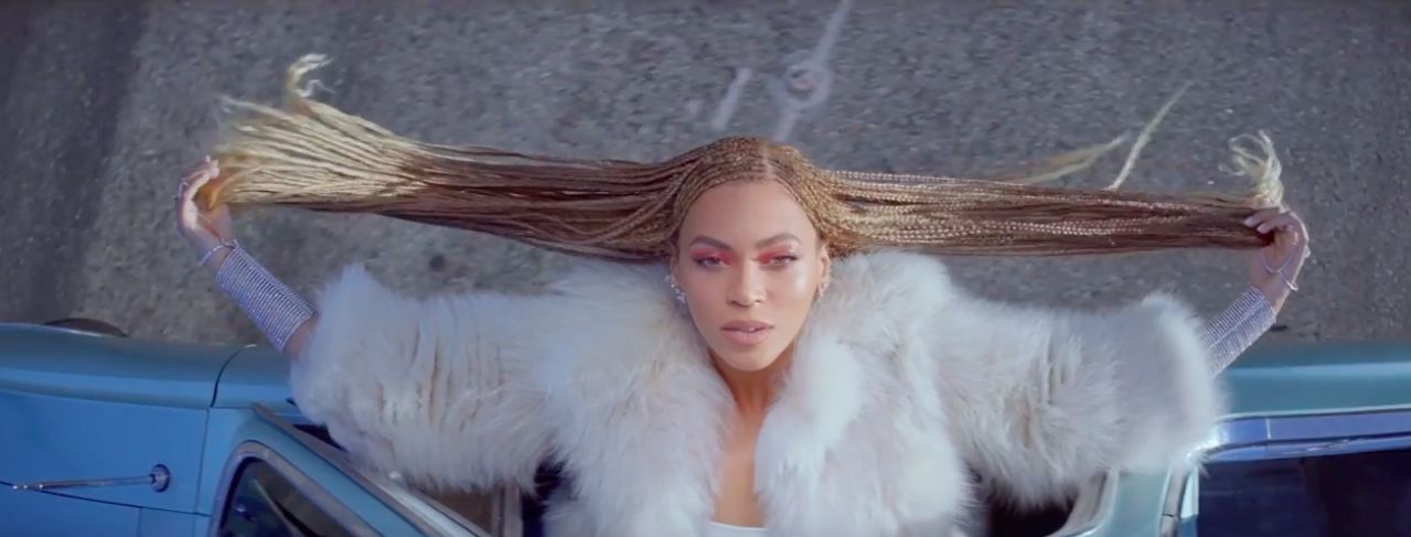High Quality Beyonce Hair Blank Meme Template