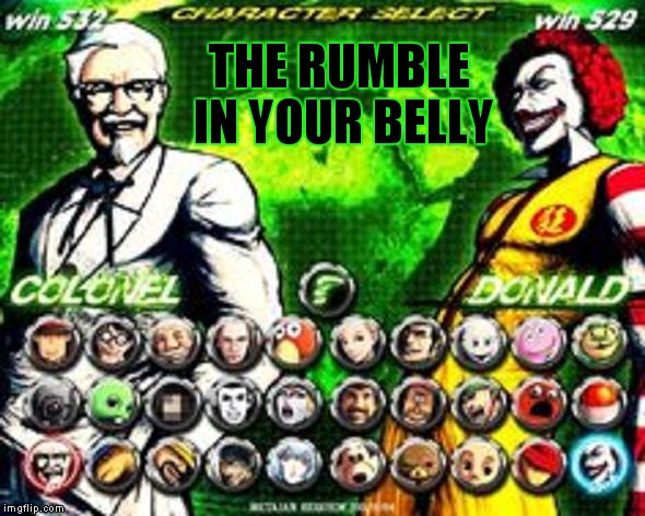 THE RUMBLE IN YOUR BELLY | made w/ Imgflip meme maker