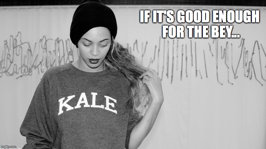 IF IT'S GOOD ENOUGH FOR THE BEY... | made w/ Imgflip meme maker