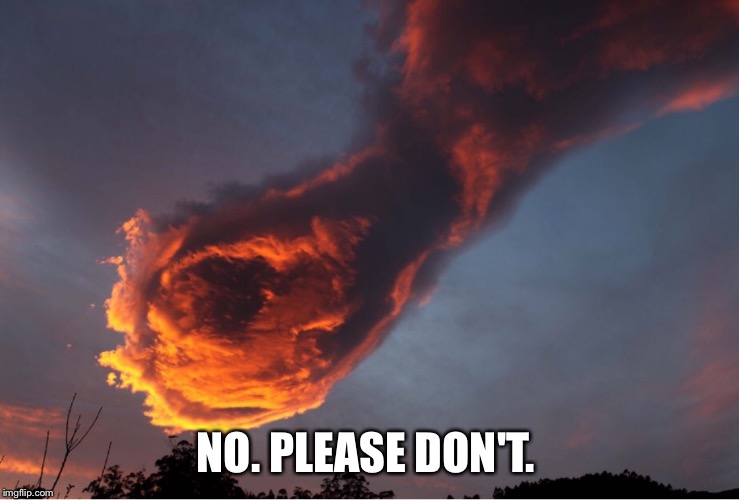 HAND OF GOD | NO. PLEASE DON'T. | image tagged in hand of god | made w/ Imgflip meme maker