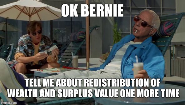An image tagged bernie sanders,memes,election 2016,feel the bern,weekend at ...