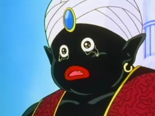 High Quality dbz mister popo crying Blank Meme Template