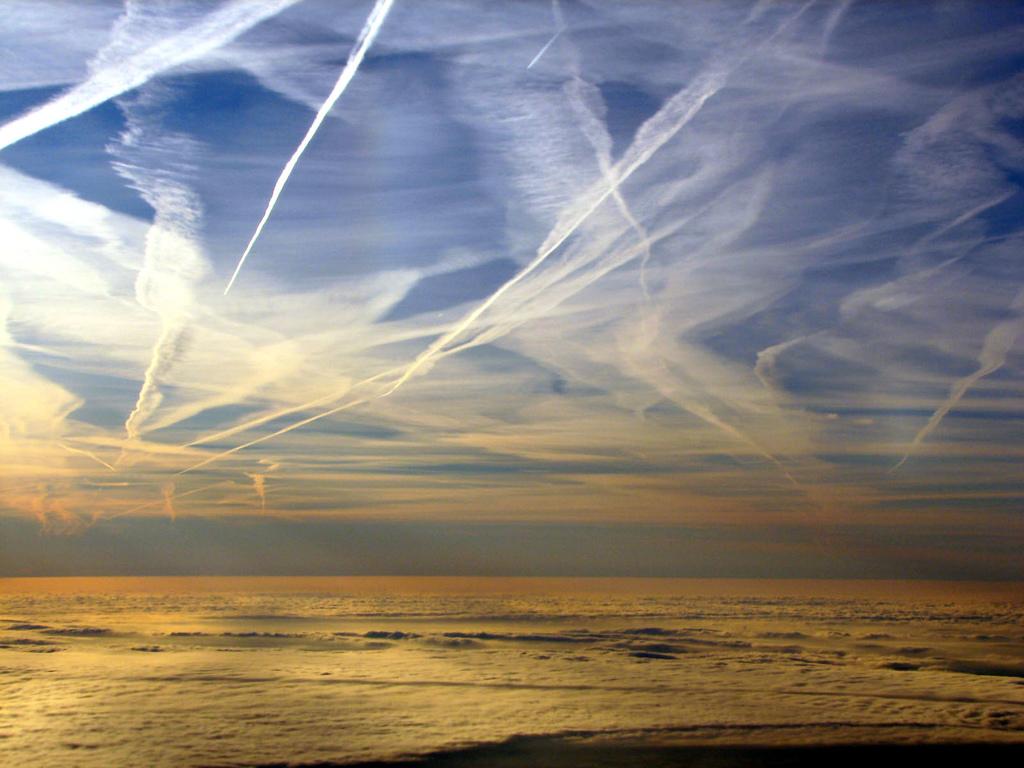 Chemtrail Sky Blank Meme Template