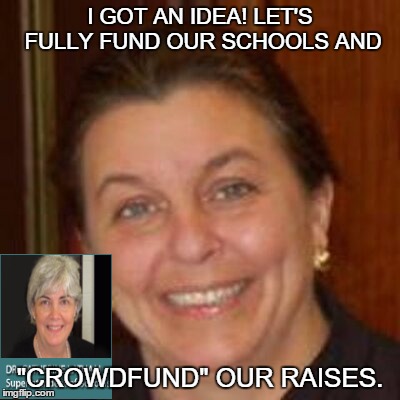 ON SEEKING ADDITIONAL FUNDS! | I GOT AN IDEA! LET'S FULLY FUND OUR SCHOOLS AND "CROWDFUND" OUR RAISES. | image tagged in mayor,budget,school | made w/ Imgflip meme maker