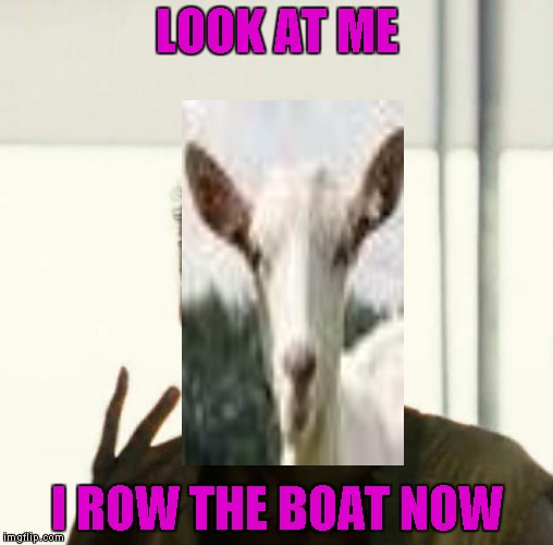 LOOK AT ME I ROW THE BOAT NOW | made w/ Imgflip meme maker