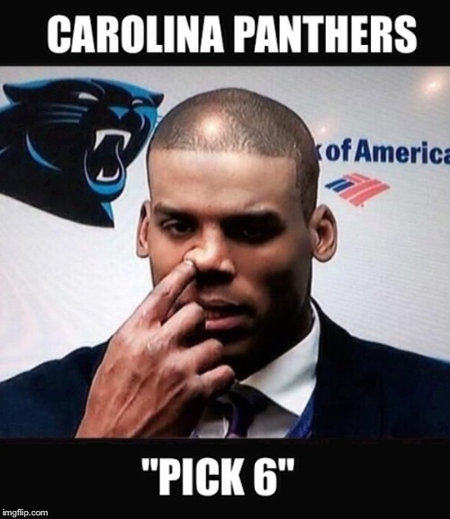 image tagged in carolina panthers,memes,featured,front page,cam newton | made w/ Imgflip meme maker