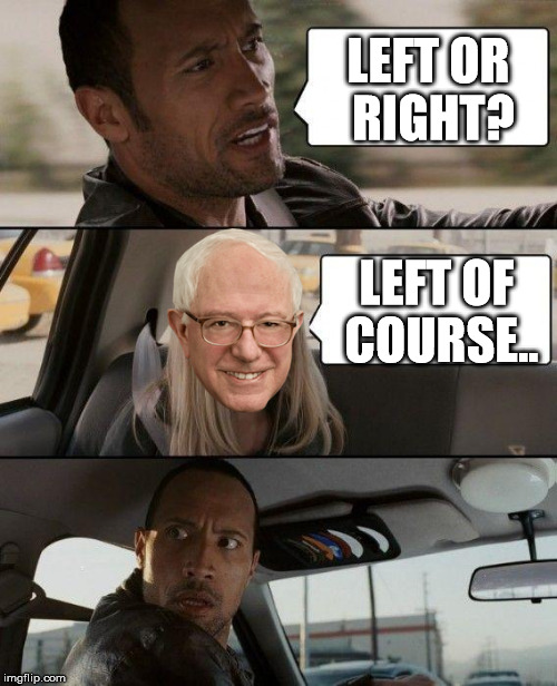 The Rock Driving | LEFT OR RIGHT? LEFT OF COURSE.. | image tagged in memes,the rock driving | made w/ Imgflip meme maker
