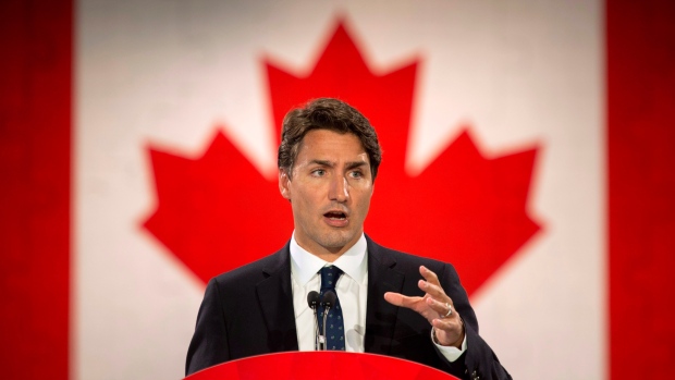 Prime Minister Justin Trudeau is running for President Blank Meme Template