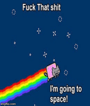 Fuck this shit space the limit  | image tagged in memes | made w/ Imgflip images-to-gif maker