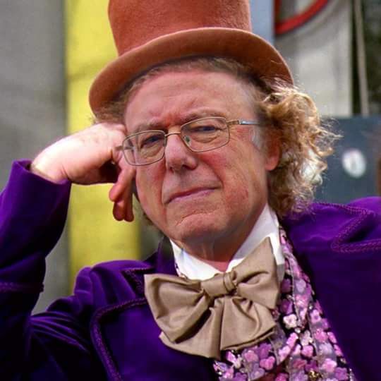 Bernie wonka  Blank Meme Template