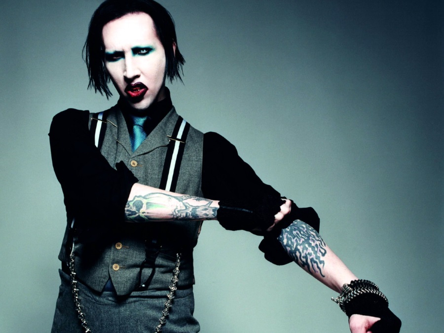 High Quality Marilyn Manson Blank Meme Template