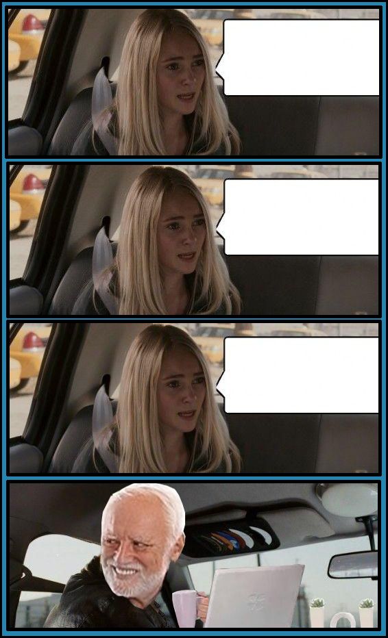 Harold Driving Blank Meme Template