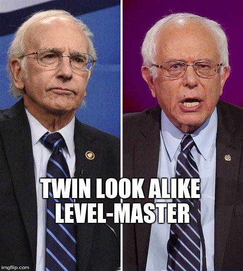 TWIN LOOK ALIKE LEVEL-MASTER | made w/ Imgflip meme maker