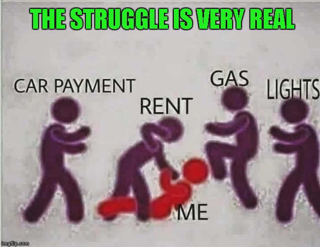 Enjoy your childhood kids...adulthood is waiting for the beatdown. |  THE STRUGGLE IS VERY REAL | image tagged in utility beat down,paying bills,memes,funny,adult struggle,responsibility | made w/ Imgflip meme maker