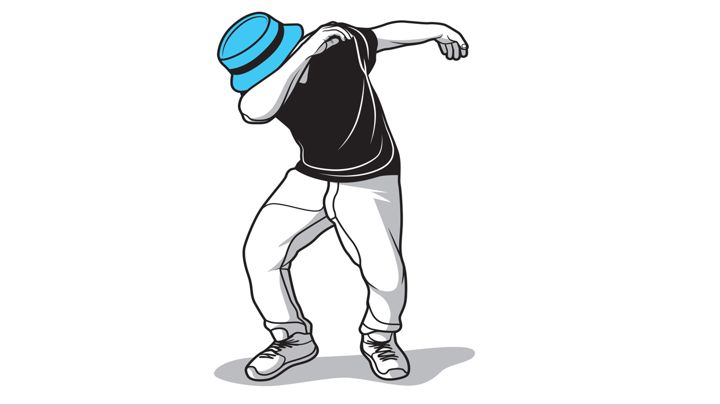 High Quality Hit the dab Blank Meme Template