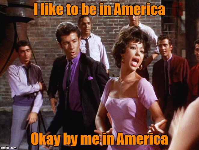 I like to be in America Okay by me in America | made w/ Imgflip meme maker