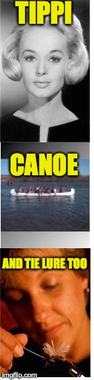So I'm 176 years too late. | TIPPI; CANOE; AND TIE LURE TOO | image tagged in memes,bad pun | made w/ Imgflip meme maker