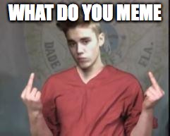 Justin Bieber | WHAT DO YOU MEME | image tagged in justin bieber | made w/ Imgflip meme maker