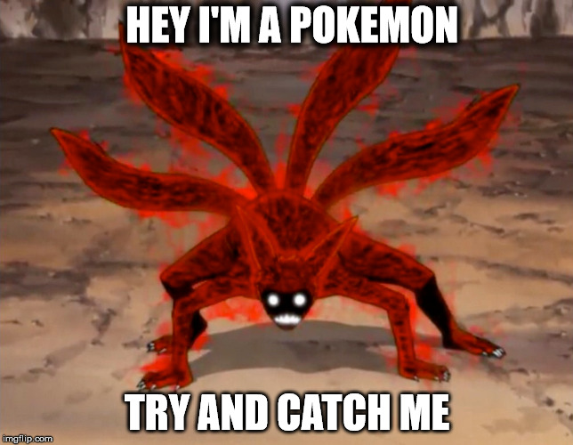 HEY I'M A POKEMON; TRY AND CATCH ME | image tagged in anime | made w/ Imgflip meme maker
