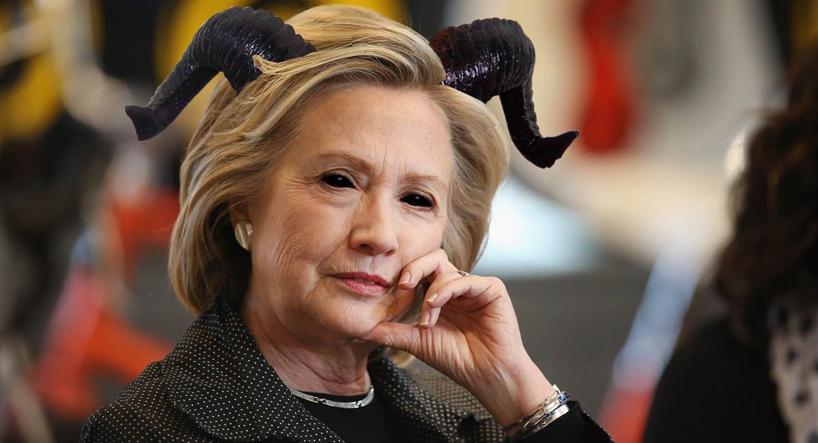 Hillary Clinton DEvil Blank Meme Template
