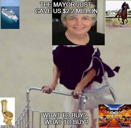 LAUNDRY LIST? | THE MAYOR JUST GAVE US $2.2 MILLON WHAT TO BUY?, WHAT TO BUY? | image tagged in shopping | made w/ Imgflip meme maker