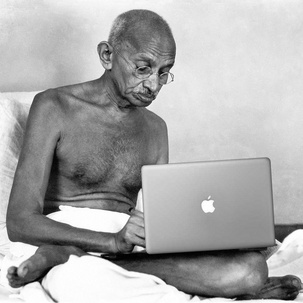 High Quality Producer Gandhi Blank Meme Template