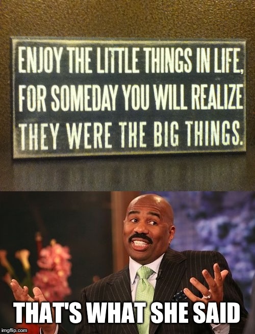 Getting sick of 'motivational' quotes.. |  THAT'S WHAT SHE SAID | image tagged in steve harvey,demotivationals,quotes | made w/ Imgflip meme maker