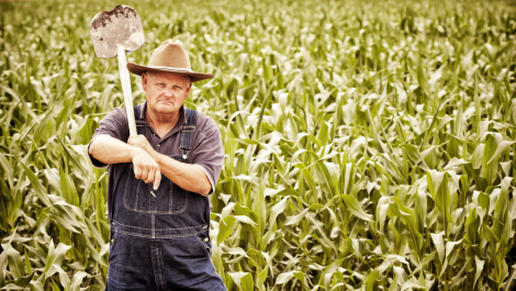 Farmer grumpy Blank Meme Template