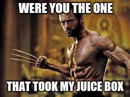 WERE YOU THE ONE; THAT TOOK MY JUICE BOX | image tagged in memes | made w/ Imgflip meme maker