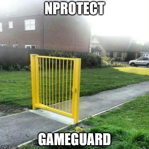 NPROTECT; GAMEGUARD | made w/ Imgflip meme maker