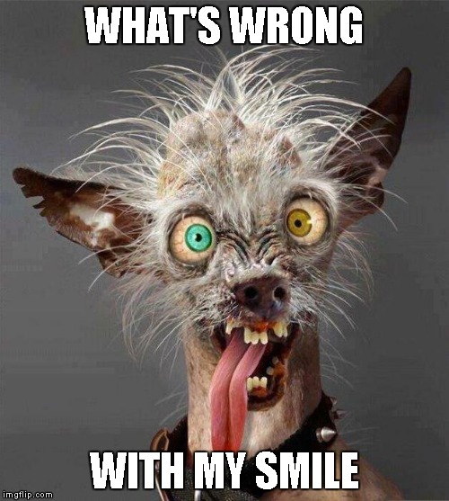 WHAT'S WRONG WITH MY SMILE | made w/ Imgflip meme maker