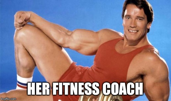 HER FITNESS COACH | made w/ Imgflip meme maker