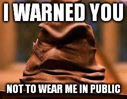 I WARNED YOU NOT TO WEAR ME IN PUBLIC | made w/ Imgflip meme maker