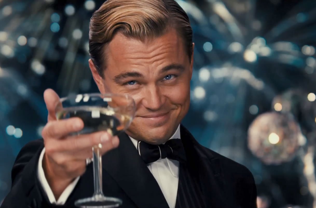 di caprio gatsby Blank Meme Template