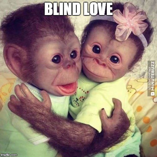 BLIND LOVE | image tagged in blind love | made w/ Imgflip meme maker