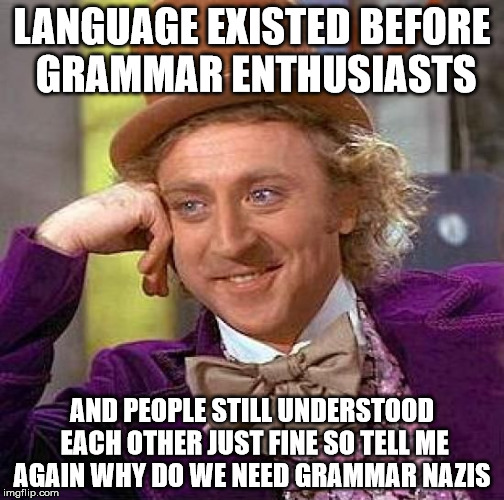 memes r/grammar Imgflip do Why need we  Nazis  grammar