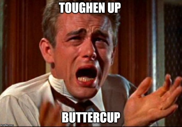 TOUGHEN UP; BUTTERCUP | made w/ Imgflip meme maker