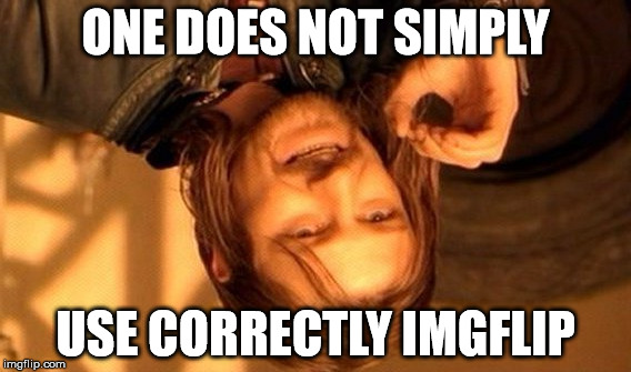 One Does Not Simply | ONE DOES NOT SIMPLY; USE CORRECTLY IMGFLIP | image tagged in memes,one does not simply | made w/ Imgflip meme maker