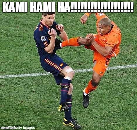 soccer | KAMI HAMI HA!!!!!!!!!!!!!!!!!!! | image tagged in soccer | made w/ Imgflip meme maker